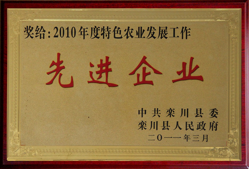 2010����ɫũҵ�Ƚ���ҵ